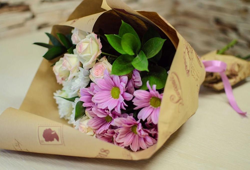 Букет цветов из: Розы и Хризантемы в Варнавино