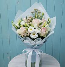 Букет цветов из:  Розы и Лизиантусы в Варнавино